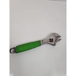 SNAP ON FADH10G GREEN HANDLE 10"  ADJUSTABLE‎ FLANK DRIVE PLUS WRENCH NEW LOGO